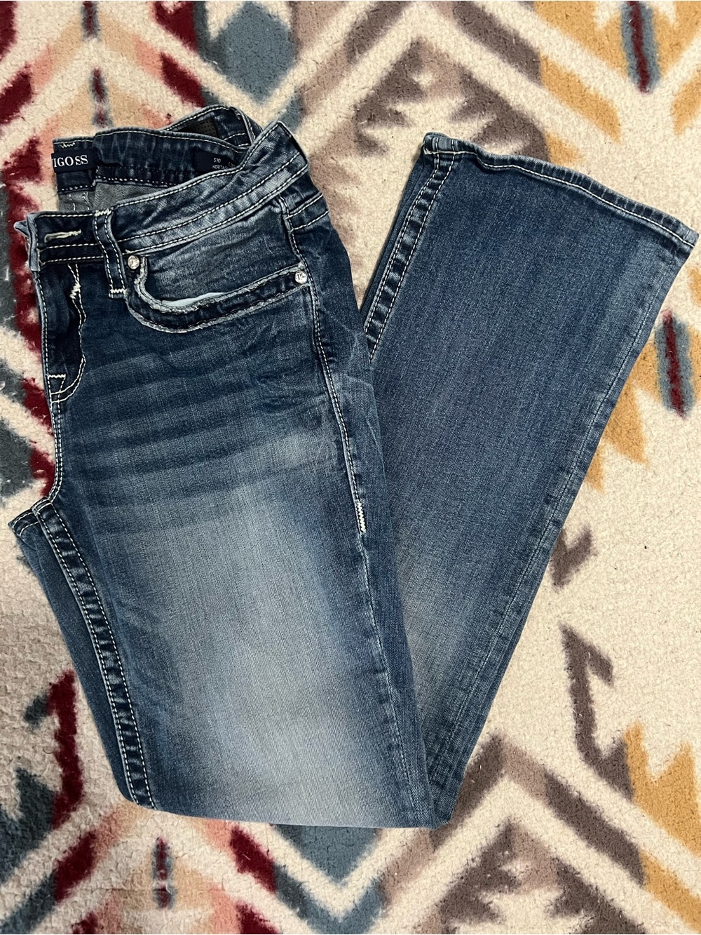 Vigoss Heritage Fit Boot Cut Jeans - Size 10